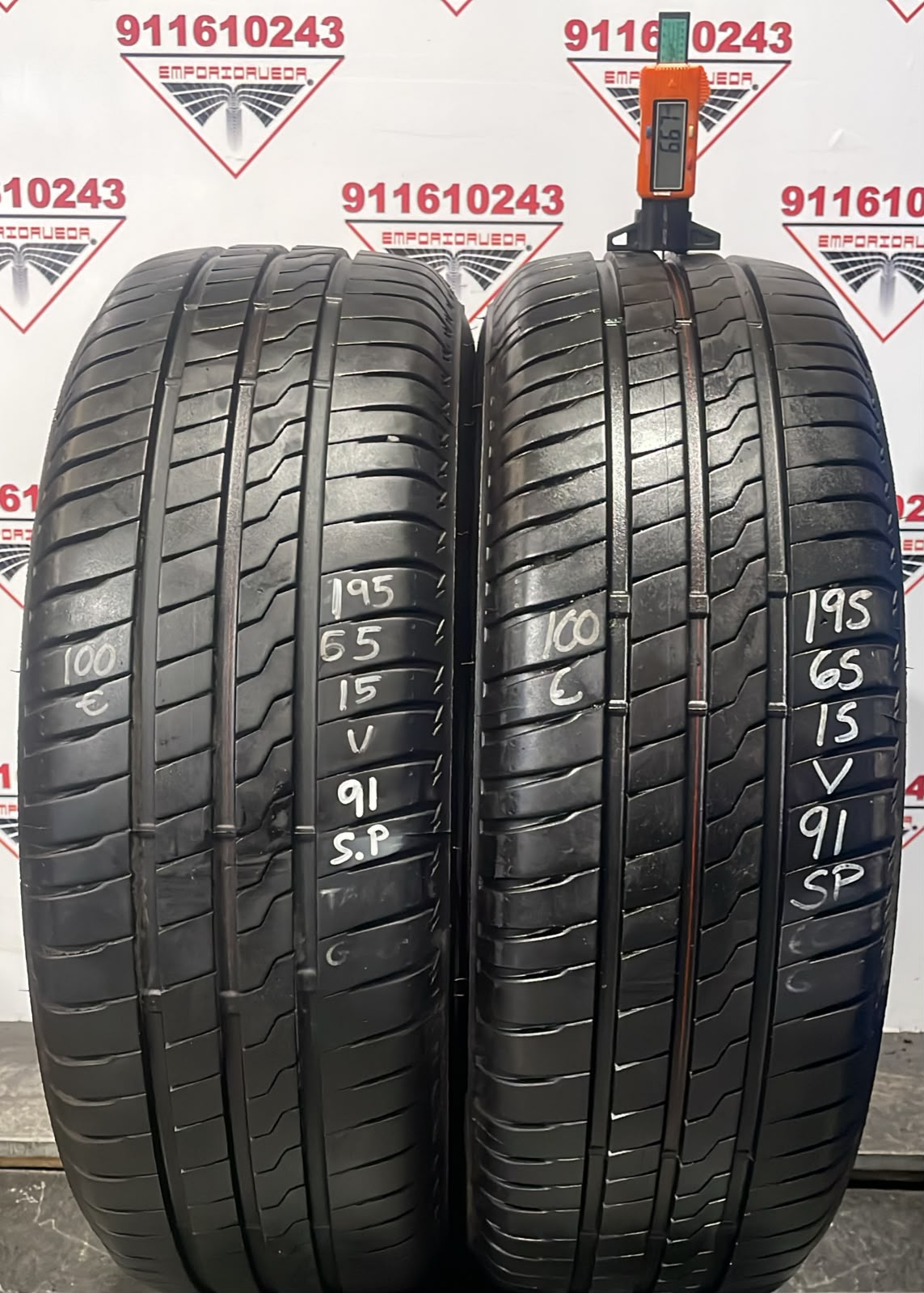 FIRESTONE ROADHAWK USADO  195/65 R15 91 V